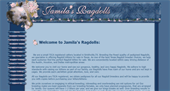Desktop Screenshot of jamilasragdolls.com
